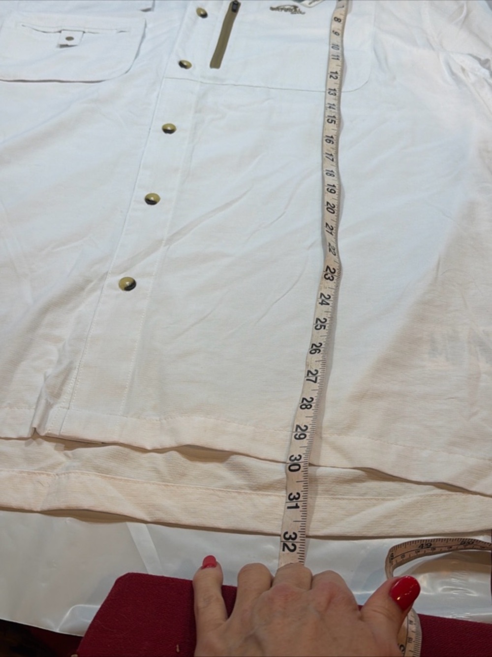 Natural Gear Fishing Shirt Men’s XL NEW white nylon Long Sleeve Vented Utility - Picture 12 of 16